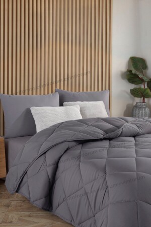 MNZ-Anthracite Gray Soft Winter Quilt مضاعفة 195*215 yrgn - Formeya