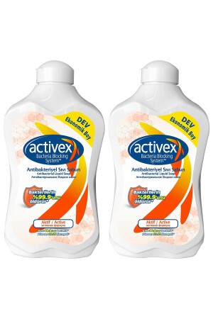 MNZ-Antibacterial Liquid Soap Active 2x1,5lt 507186-2 - Activex