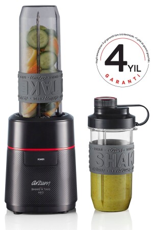 MNZ-AR1147 Shake'N Take Neo Personal Blender - أسود - Arzum
