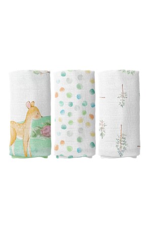 MNZ-Arcadia 100% القطن الموسلين غطاء مجموعة BABYMUSLIN600 - Casadora Baby
