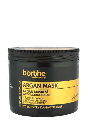قناع الشعر MNZ-Argan 500 ml 8681769001365 - Borthe