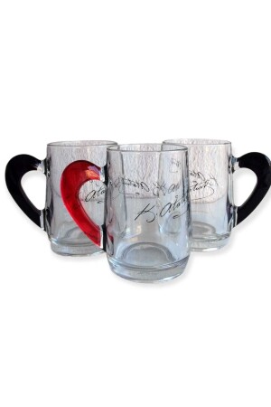 MNZ-Atatürk الموقع مغ، 3 قطعة MUG، 3LU - Paşabahçe