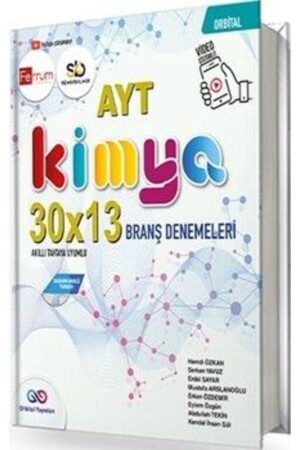 كيمياء MNZ-Ayt 30 × 13 اختبارات فرع - Orbital Yayınları