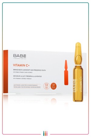 MNZ-Babe فيتامين C Ampoule إضاءة تأثير الرعاية المركزة 10*2ml 8436571630353 - Babe Laboratorios