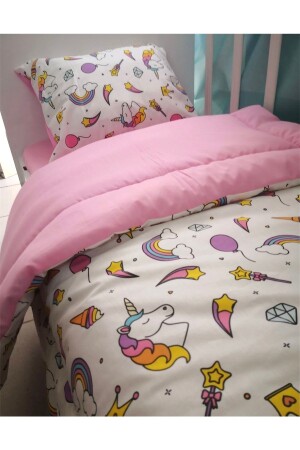 MNZ-Baby خاصة القطن الطفل واحد وسادة ورقة غطاء مجموعة الفوركس الأبيض (مع غطاء) TYC00569359156 - Babynia