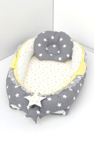 MNZ-Babynest، طفل نوم السرير 0-2 سنوات - 100% القطن UMAY11 - Umaybebek