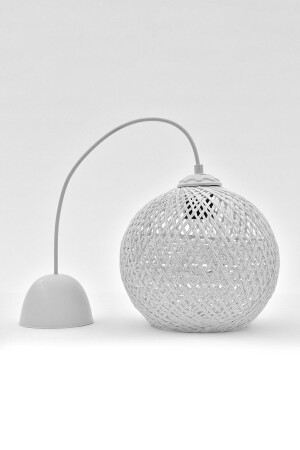 MNZ-Balle White Pendant Lamp Ball Chandelier (مجموعة معلقات بيضاء) - Gökdağ Group