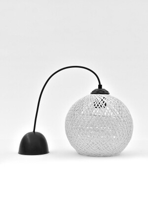 MNZ-Balle White Pendant Lamp Ball شاندليير كابل أسود NL03 - GÖKDAĞ GROUP