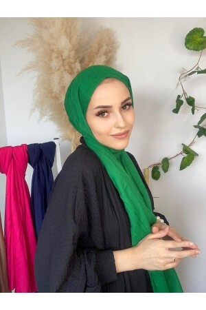 MNZ-Bamboo Scarf Shawl Benetton خضراء نيل-بامبو - Nilbutik