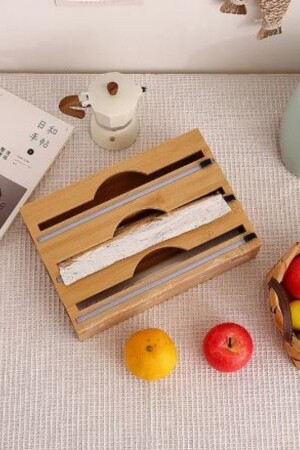 MNZ-Bamboo Stretch and Foil Cutter - مُنحاز البامبو للمسافة والفُرقة مع 3 أقسام غطاء - Gunes Zuccaciye