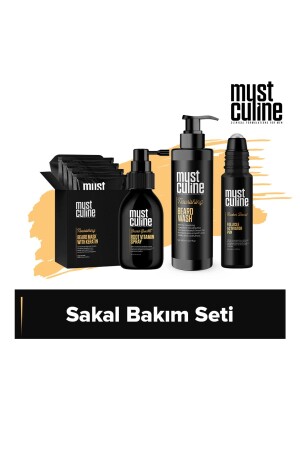 مجموعة مراقبة لحية (MNZ-Beard Care Set) - Mustculine