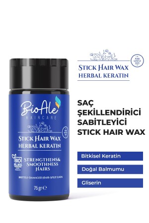 MNZ-Bioale تعزيز عصا الشمع العشبية الكيراتين 75 جرام - Bioale Haircare