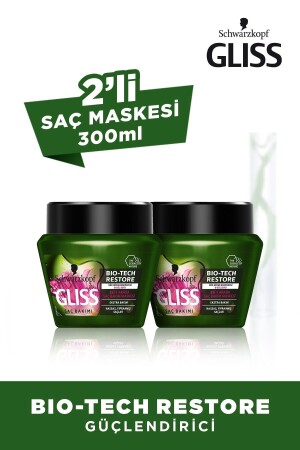 MNZ-Bio-tech مضادة لترقية الشعر قناع 300 مل 2 حزمة - Gliss