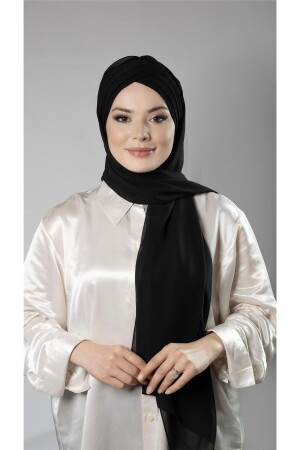 MNZ-Black عملي جاهز للعمل على التقاطع القنبلة شال تشيفون التقييد الذاتي ثلاثي الشريط 1451_01 - Hürrem Bone