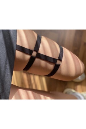 MNZ-Black Flexible Leg Band POP384 - pop up store