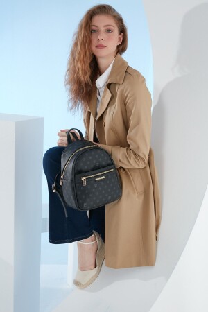 حقيبة ظهر نسائية من نوع MNZ-Black Monogram 05PO23Y1739 - Pierre Cardin