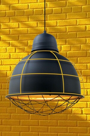 MNZ-Black Pendant Chandelier واحد أزياء مصباح معدل مُزخرف كافي غرفة المعيشة فندق صالة الأطفال مدخل RSA2081TTXX01 - Bamyum