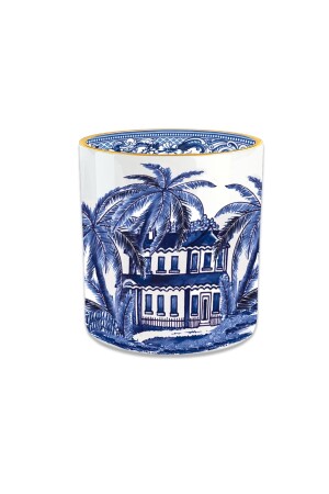 MNZ-Blue Blanc Maison Espresso، كوب قهوة تركية مزدوجة - كوب بدون مسدس FIN192 - Vivas