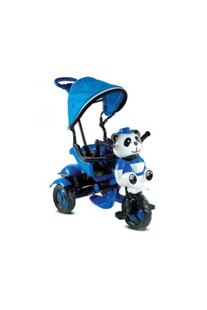 MNZ-Blue Little Panda 3 Wheel Controlled Bike 127 BHP-01559 - Babyhope