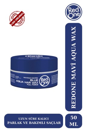 MNZ-Blue Mini Wax Hair Styler حجم السفر - Red One