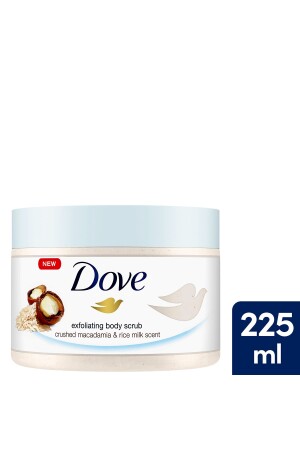 MNZ-Body Peeling Macadamia Nut و حليب الأرز 225 مل - Dove