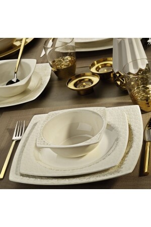 (MNZ-Bone Versa) عشاء 24 قطعة (بنيفرس24y200 TYC00418865015) - Kütahya Porselen