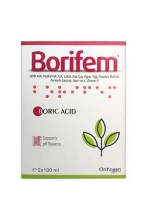 MNZ-Borifem حمام مهبل 200 مل ORG016888 - Orthogen