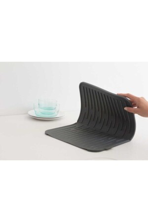 MNZ-Brabantia سليكون أسود أسود جفاف الأطباق PRA-3533889-5540 - Brabantıa