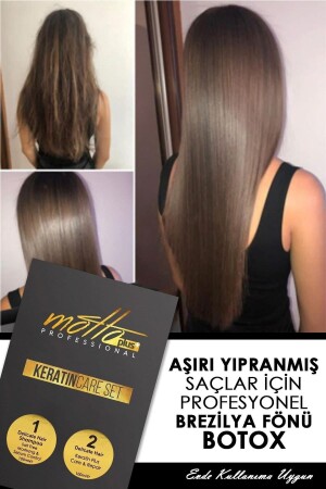 MNZ-Brazilian Blow Dry Keratin 2-piece Miracle Care Set (100 مل كيراتين - 100 مل شامبو) - Motto Plus Professional