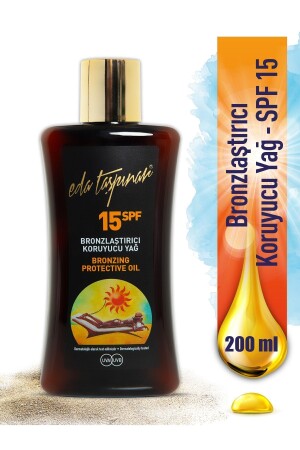 MNZ-Bronzing Protective Oil Spf 15 20 8680678189713 - Eda Taşpınar