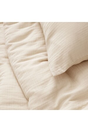 MNZ-Bürümcük Muslin Baby Duvet Cover Set 70x110 سم 100% قطن عضوي 15 سم ارتفاع السرير - Anne Sesi