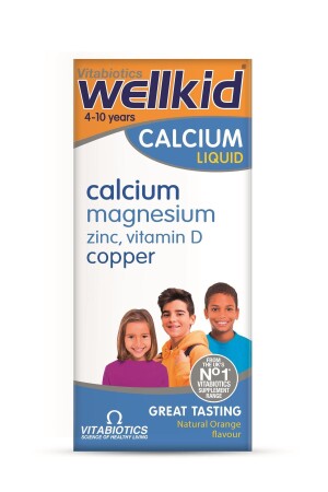 MNZ-Calcium Liquid 150 ml VİS-VTB-025 - Wellkid