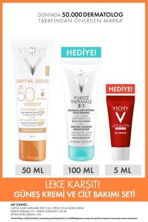 MNZ-Capital Sun Anti-Bleach Sun Protection و جهاز تنظيف الوجه - Vichy