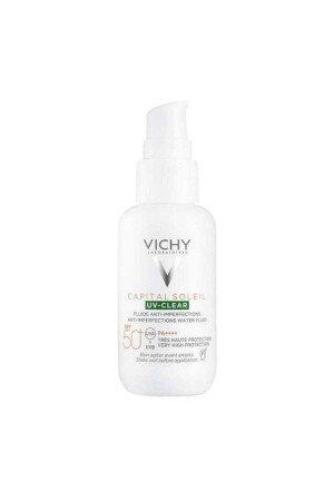 MNZ-Capital Sunil UV Clear Spf50 واقي الشمس للجلد المصاب بالثمل والعثيان 40m 3337875837149 - Vichy