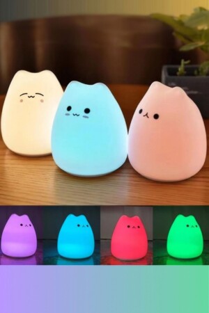 ضوء ليلي MNZ-Cat LED RGB تغيير اللون (إعلامة وجهية مختلطة) - Alfagift