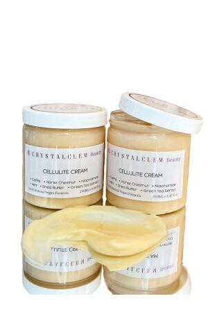 كريم MNZ-Cellulite 250 مل مؤكد علامات التمدد المضادة للخلايا - Crystalclem Beauty