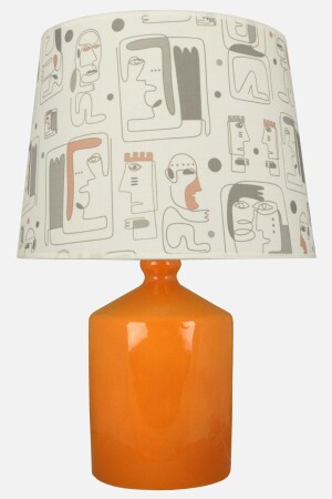 MNZ-Ceramic Cube Vase Lampshade خردل - مايا قديسكوفاردال - Qdec
