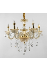 غرفة المعيشة MNZ-Chandelier, غرفة المعيشة, غرفة الضيوف 6 قطعة زجاجي الذراع 2007-5SK - Mutlu