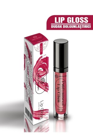 MNZ-Cherry Lip Plumping و Shine Lip Gloss - Pinky London