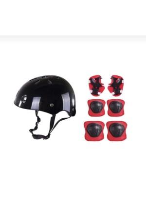 MNZ-Child Helmet Knee Pad Elbow Pad Bone Set 7 قطع طوق 9999952524 - TOPROCKSTORE