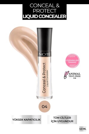 MNZ-Conceal & Protect 04 مخفف السوائل تحت مخفف العين - Note Cosmetics