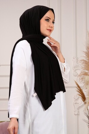MNZ-Cotton Jazz Shawl Black - Har-Um Ticaret