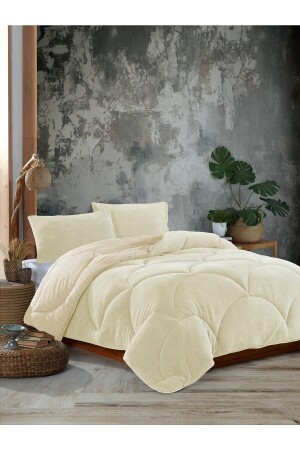 مادة MNZ-Cream Double Welsoft Quilt LVNS-N-08 - NANOSOFT