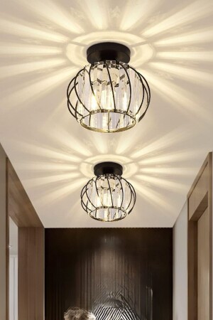 MNZ-Crepuscolo نموذج ألوان سوداء معدنية بلورية الحجر الصحي المطبخ غرفة النوم الصفحات الشنادل - Luna Lighting