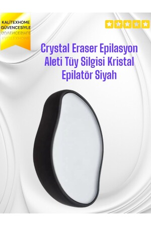 MNZ-Crystal Eraser أداة إزالة الشعر ريشة مسح الكريستال المتحرك الأسود - Genel Markalar