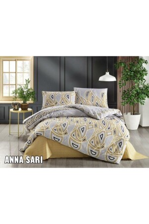MNZ-Crystal واحد تيري القطن غطاء غطاء القطن Set-Anna صفراء 2600210002320 - Taç