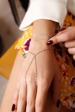 MNZ-Cube Chain 925 سبرلينغ الفضة شاهميران - Lia Berto