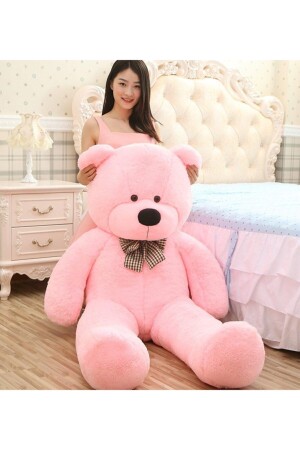 MNZ-Cute Large Plush Teddy Bear with Bow Tie، 130 سم - 100% مقامي - Sole