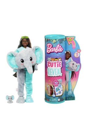 MNZ-Cutie Reveal Dolls سلسلة الغابات الاستوائية - الفيل Hkp97-hkp98 - Barbie