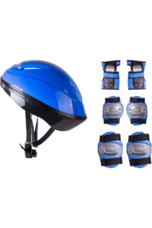 MNZ-Cycling Skateboarding Skating الخوذة للأطفال و 6 قطع حماية الركبة والكوع مجموعة PRA-6885575-4499 - Furkan Toys